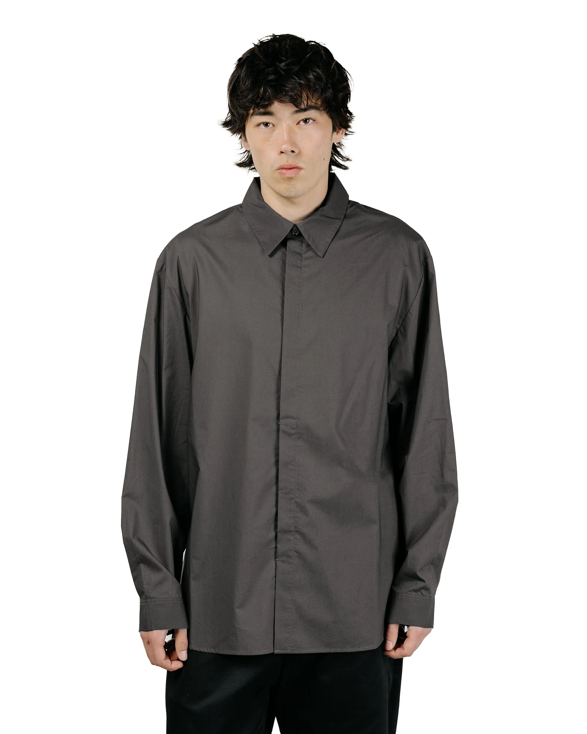 Amomento Oversized Shirt Grey sold by Lost & Found product image thumbnail 2