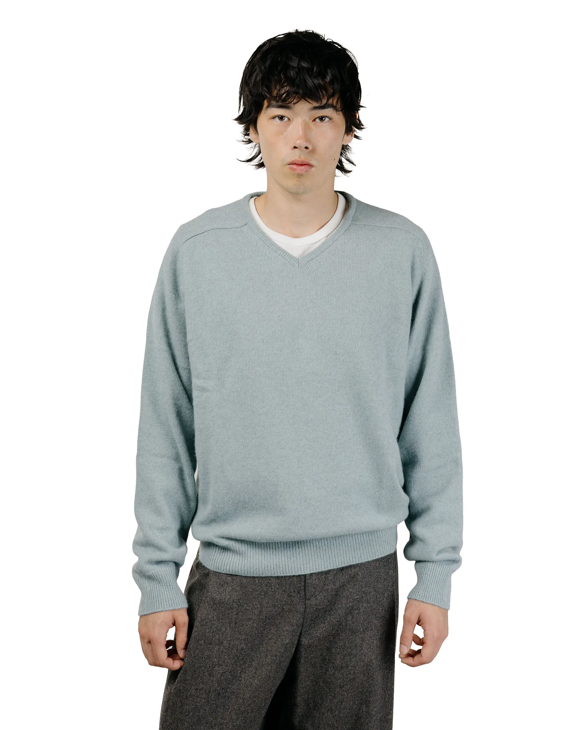 Amomento Racoon V-Neck Knit Mint sold by Lost & Found product image thumbnail 2