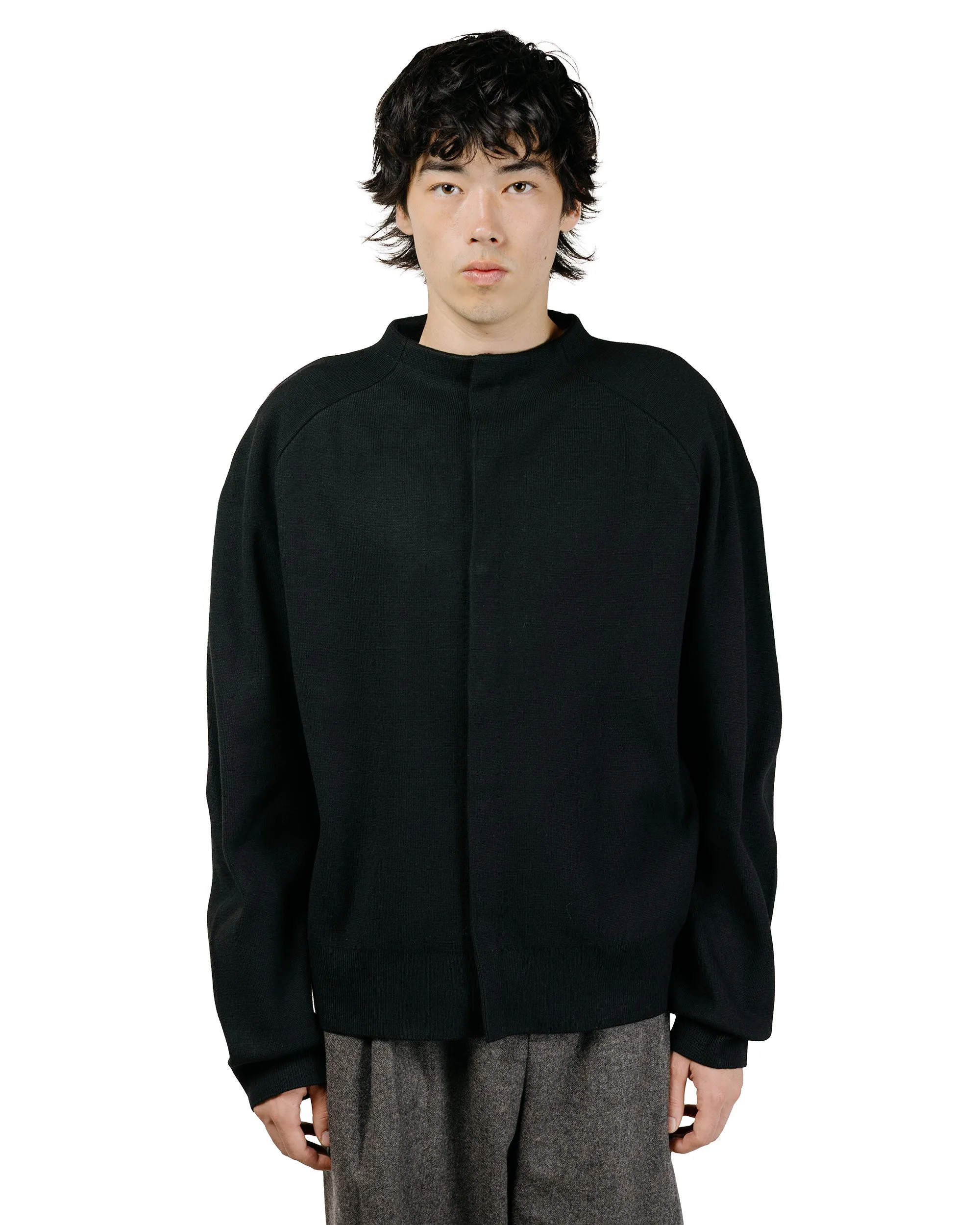 Amomento Rounded Sleeve Cardigan Black sold by Lost & Found product image thumbnail 2