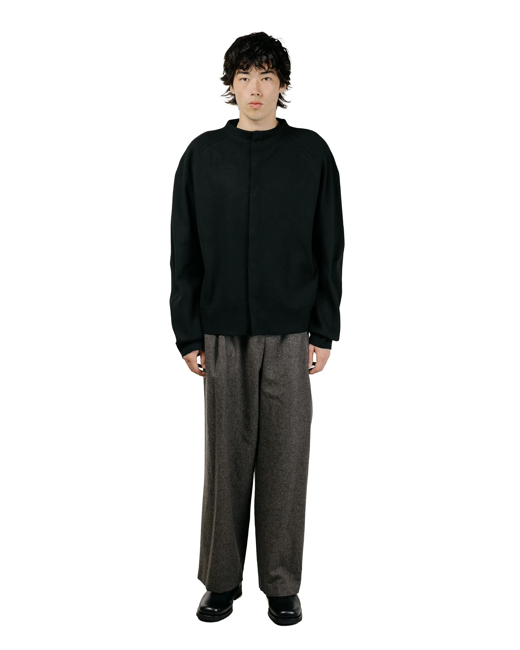 Amomento Rounded Sleeve Cardigan Black sold by Lost & Found product image thumbnail 4