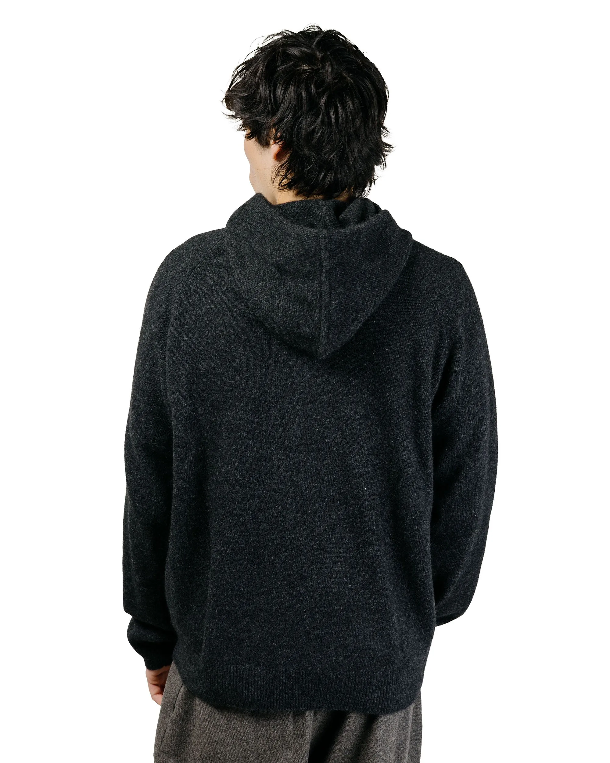 Amomento Racoon Hoodie Knit Charcoal sold by Lost & Found product image thumbnail 4