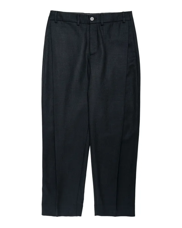 Lea Boberg DP Trousers British Double Wool Crepe Black made by Lost & Found