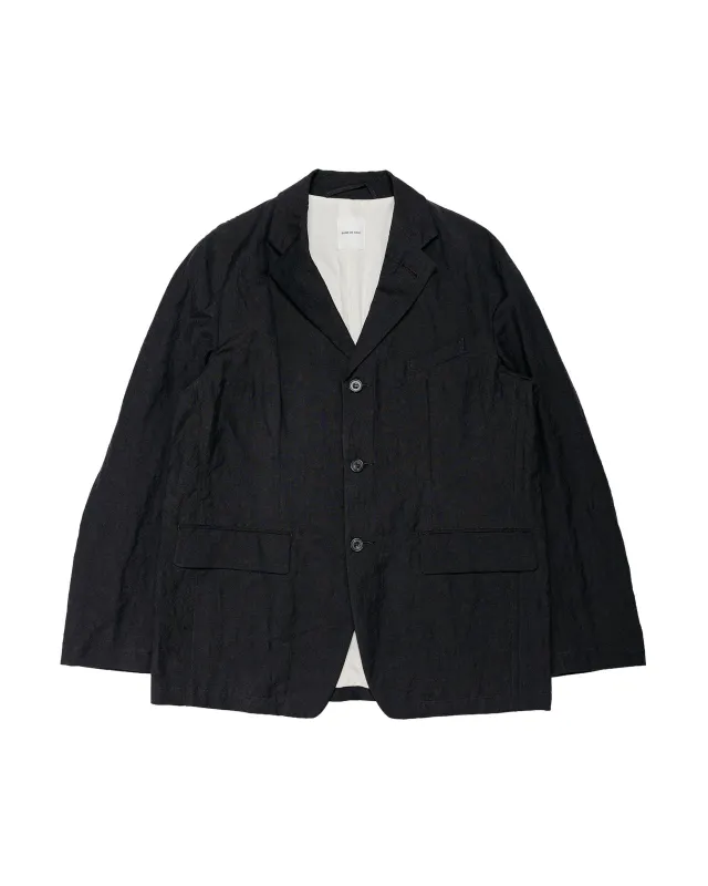 Sage de Cret WO/LI Tumble Washed Three-Button Tailored Jacket Brown made by Sage de Cret