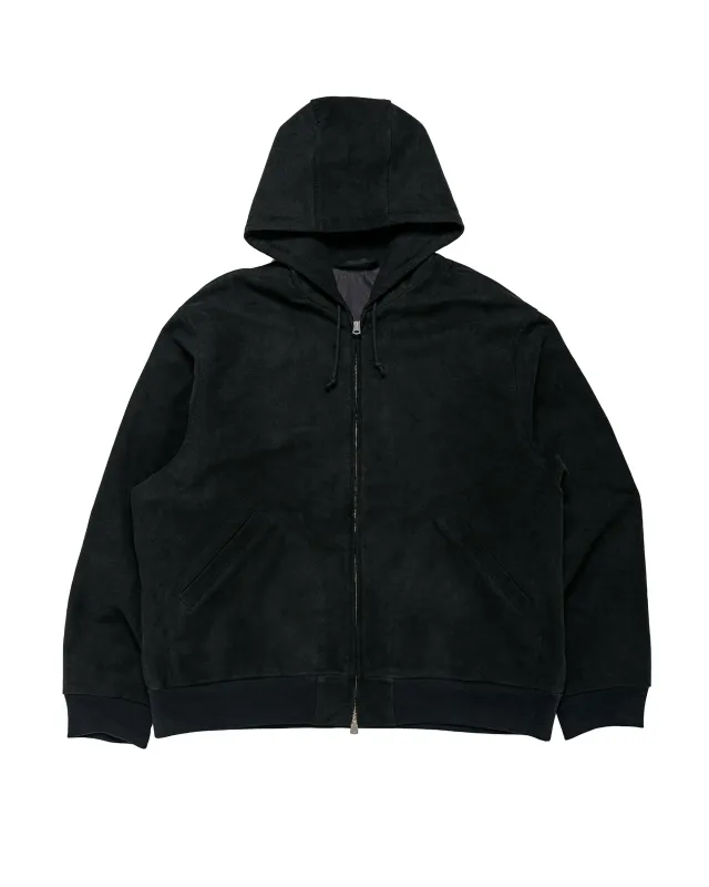 James Coward Parka Black Heavyweight Moleskin made by James Coward