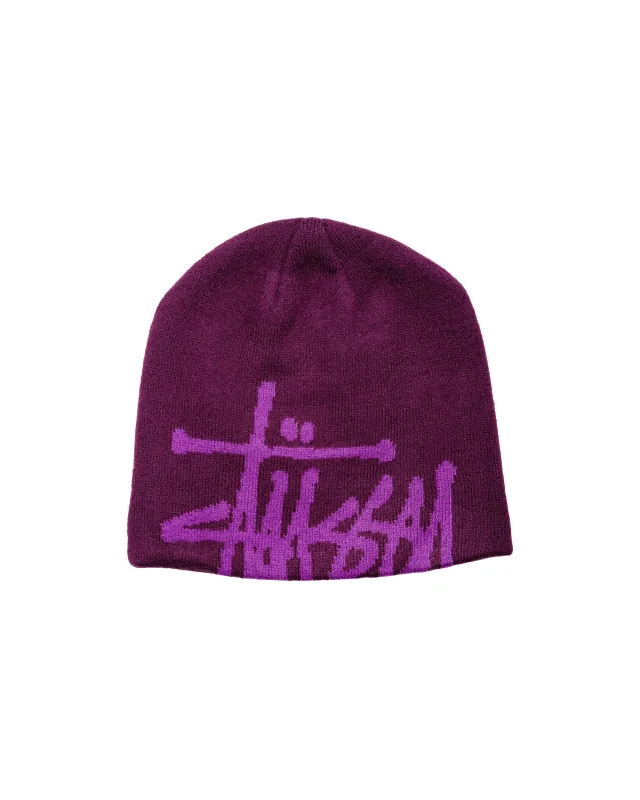 Stüssy Brushed Out Basic Skullcap Plum made by Stussy