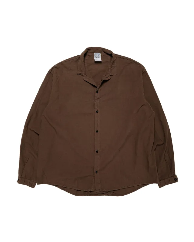 Tender Type 486 Burro Shirt Cotton Sheeting Brown Hat made by Tender