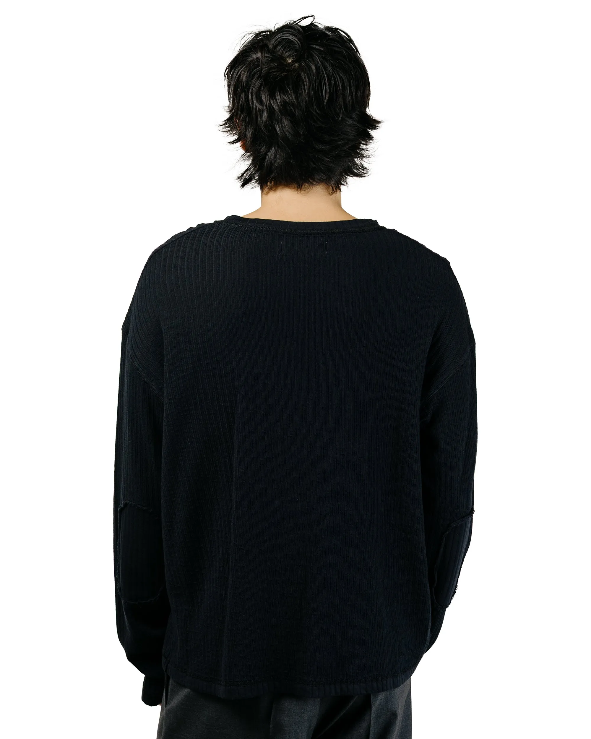 mfpen Reverse Rib Sweater Black sold by Lost & Found product image thumbnail 4