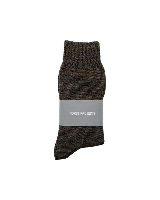 Norse Projects Bykle Heavy Cotton Twist Sock Beluga made by Norse Projects