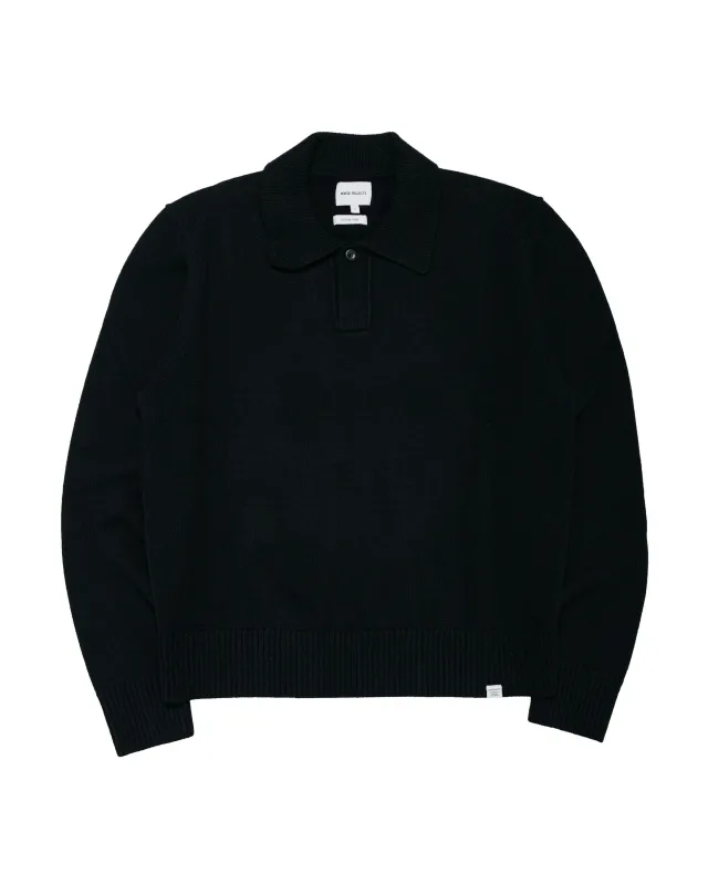 Norse Projects Anholt Lambswool Black made by Norse Projects