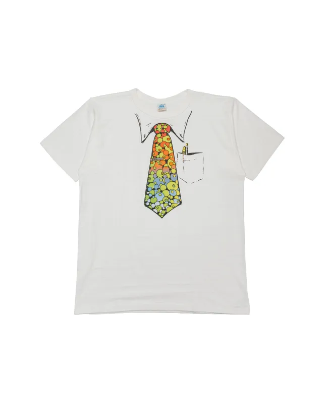 Warehouse Lot. JG-CS06 Pop-Art Necktie T Off White made by Warehouse