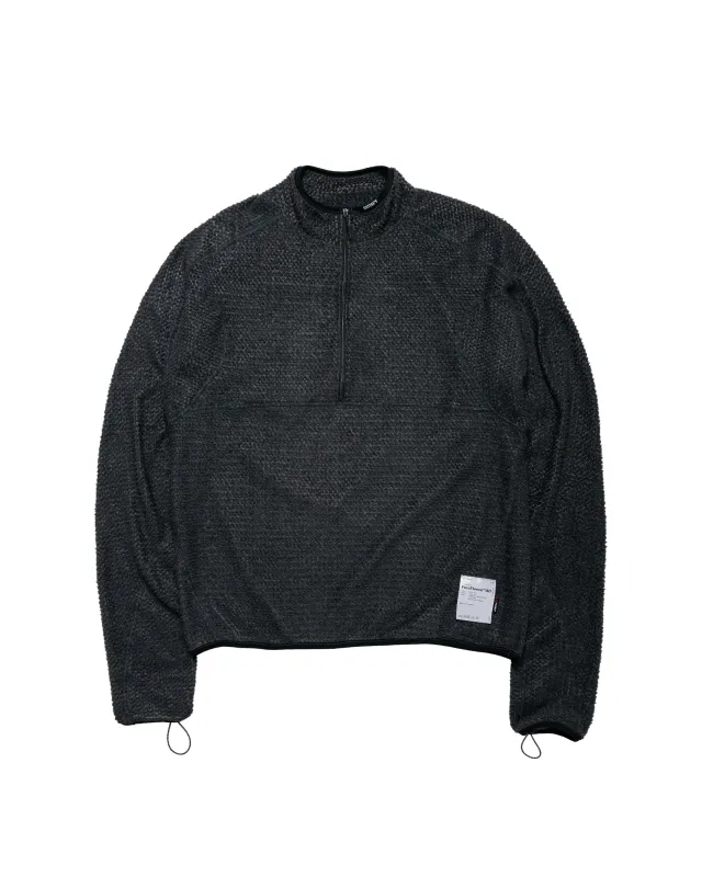 SATISFY FuzzFleece AD Half-Zip Phantom made by Satisfy Running