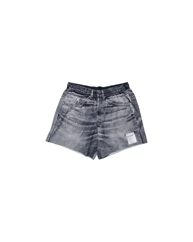 SATISFY AmbientWarp™ 5" Unlined Shorts Black Denim made by Satisfy Running