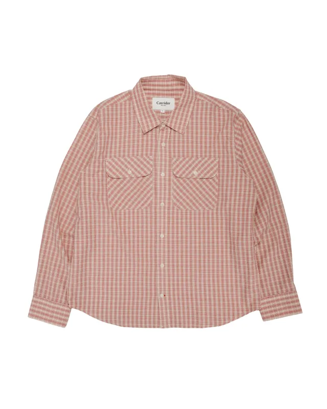 Corridor Americana Check LS Red made by Corridor