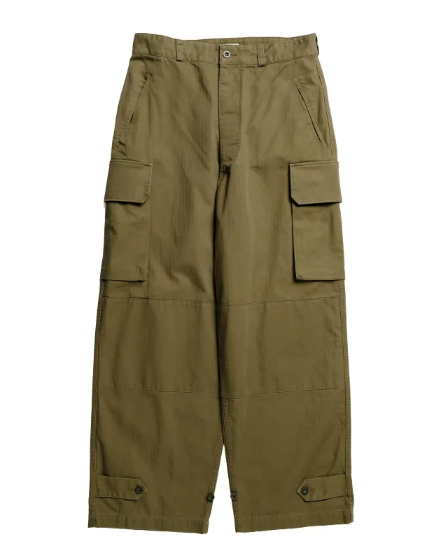 CIOTA Herringbone M-47 Field Pants Dark Olive made by Ciota