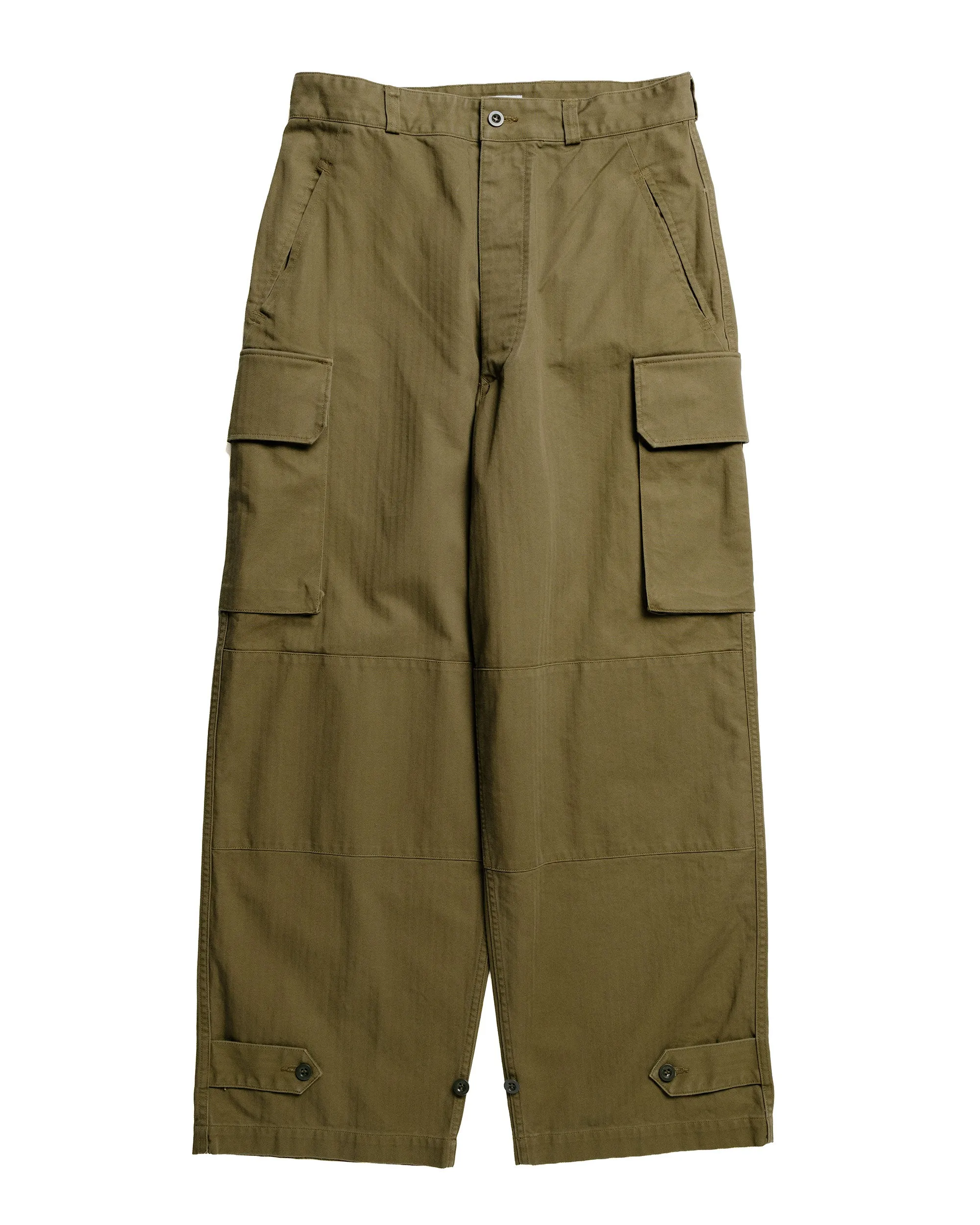 CIOTA Herringbone M-47 Field Pants Dark Olive sold by Lost & Found