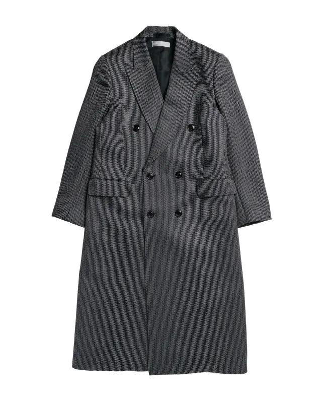Our Legacy Extended Whale Coat Ledger Wool Broken Herringbone made by Our Legacy