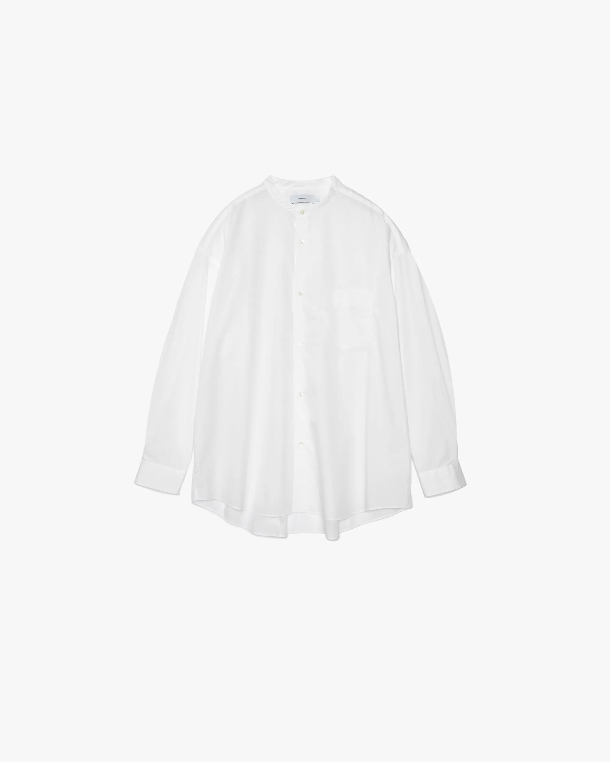 Broad L/S Oversized Band Collar Shirt sold by Graphpaper product image thumbnail 4