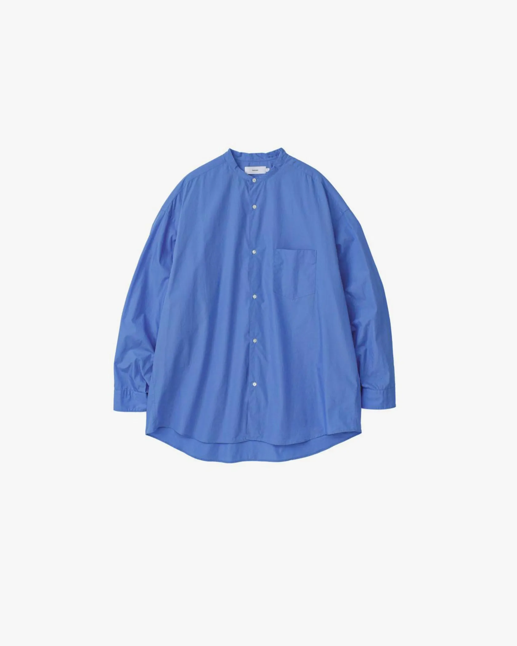 Broad L/S Oversized Band Collar Shirt sold by Graphpaper product image thumbnail 3