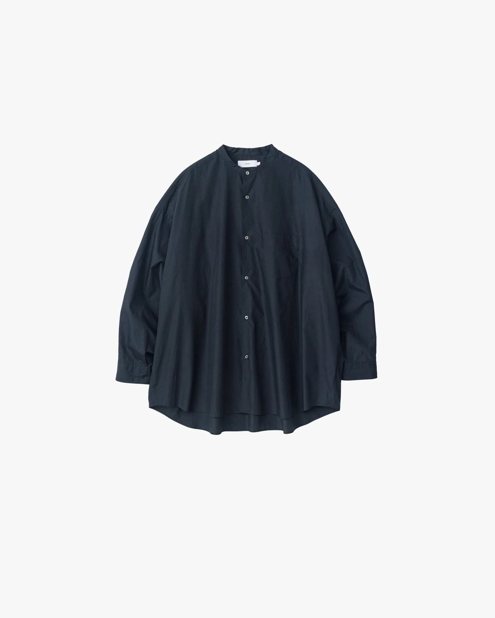 Broad L/S Oversized Band Collar Shirt sold by Graphpaper