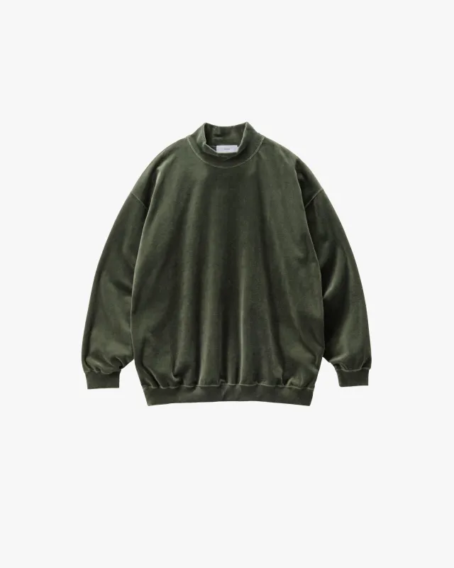 Compact Velour Mock Neck sold by Graphpaper