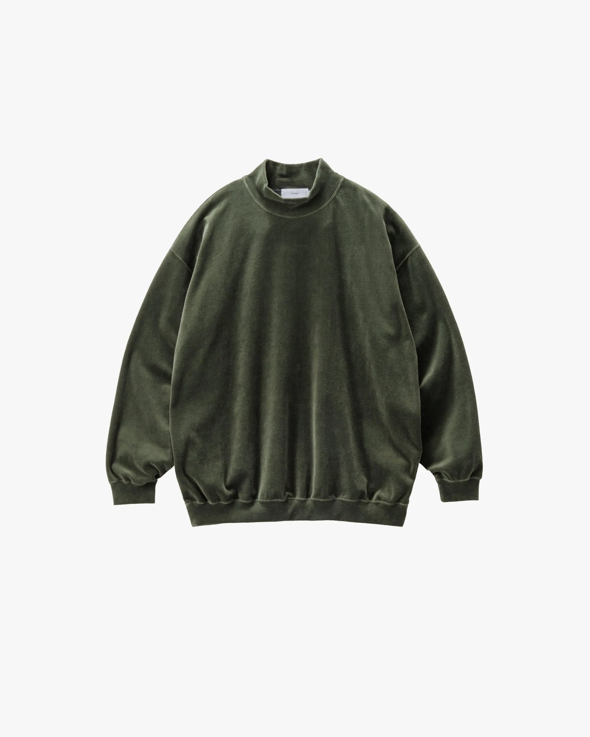 Compact Velour Mock Neck sold by Graphpaper