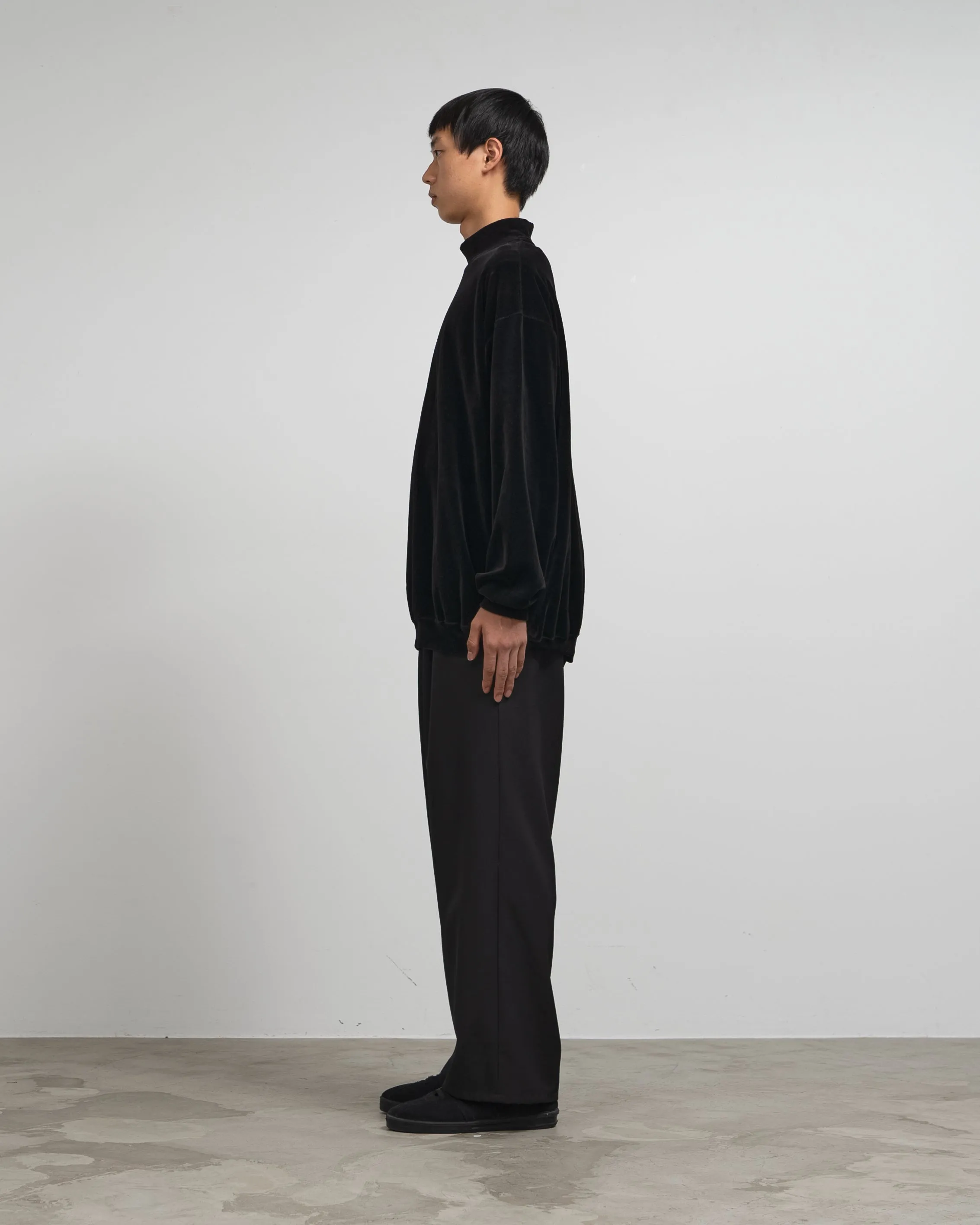 Compact Velour Mock Neck sold by Graphpaper product image thumbnail 5