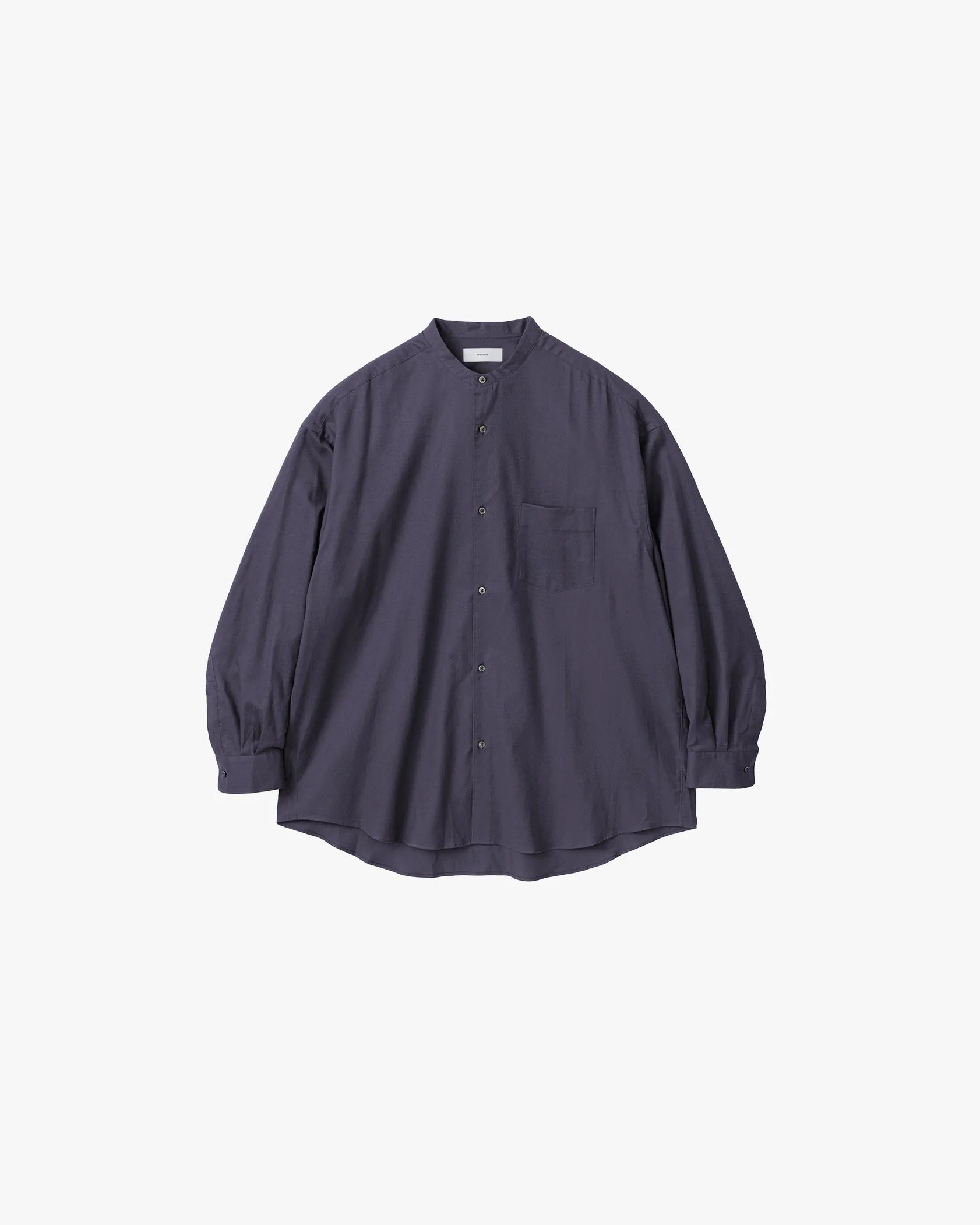 Cotton Cashmere L/S Oversized Band Collar Shirt sold by Graphpaper product image thumbnail 3