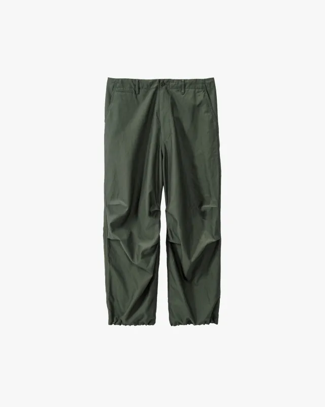 Cotton Cupro Back Satin Military Pants sold by Graphpaper