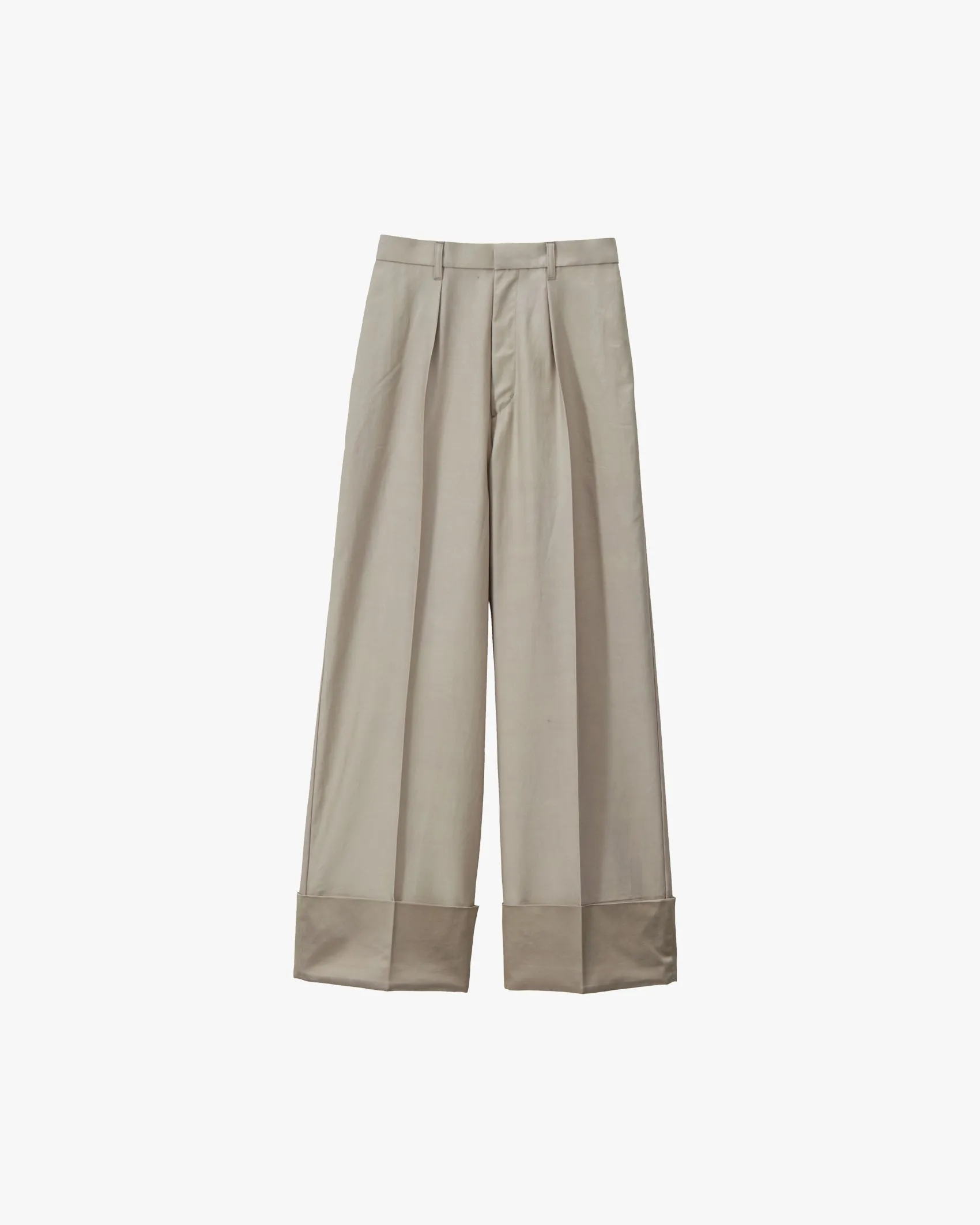 -SALE- Cotton Cupro Back Satin Wide Trousers sold by Graphpaper