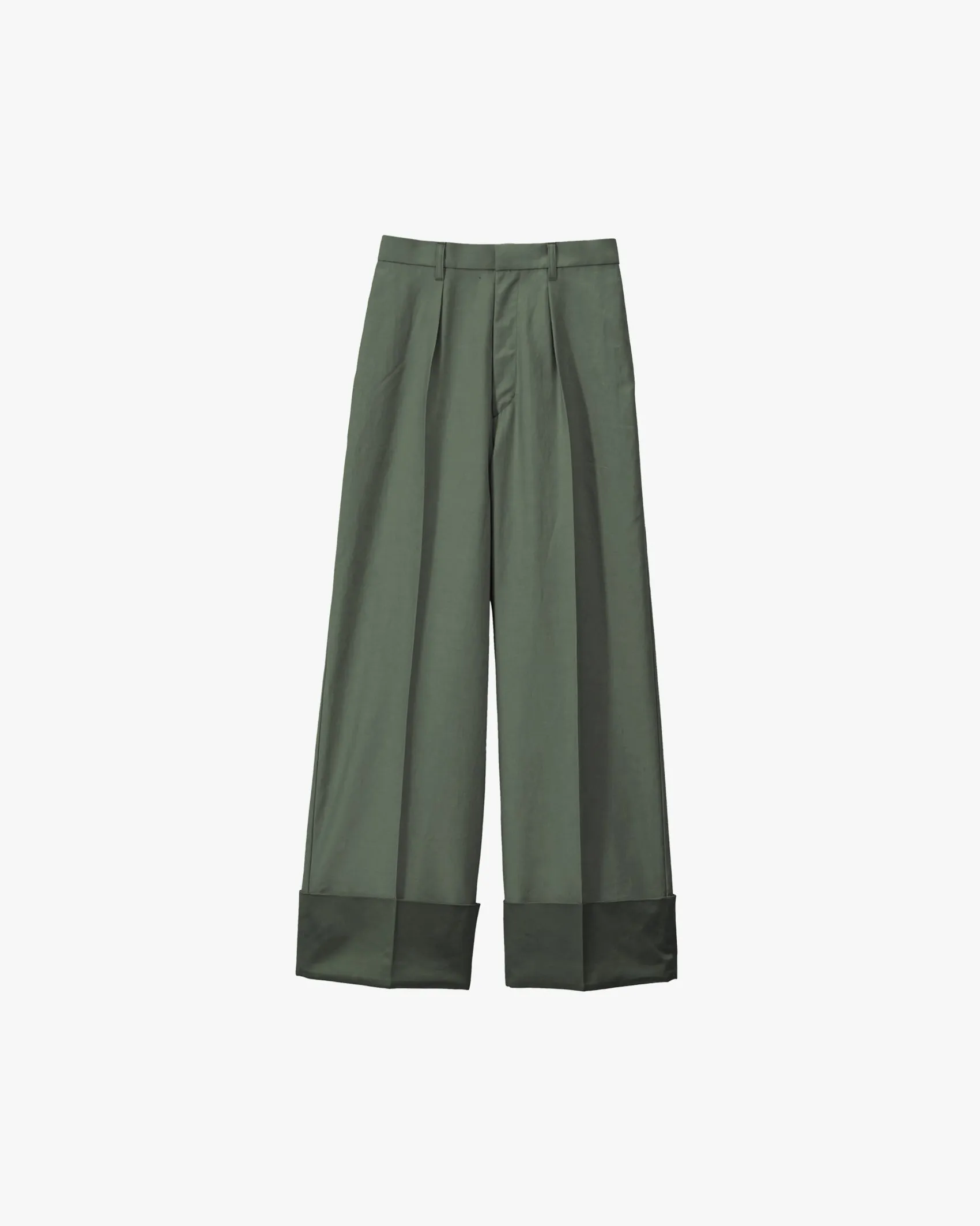 -SALE- Cotton Cupro Back Satin Wide Trousers sold by Graphpaper product image thumbnail 3