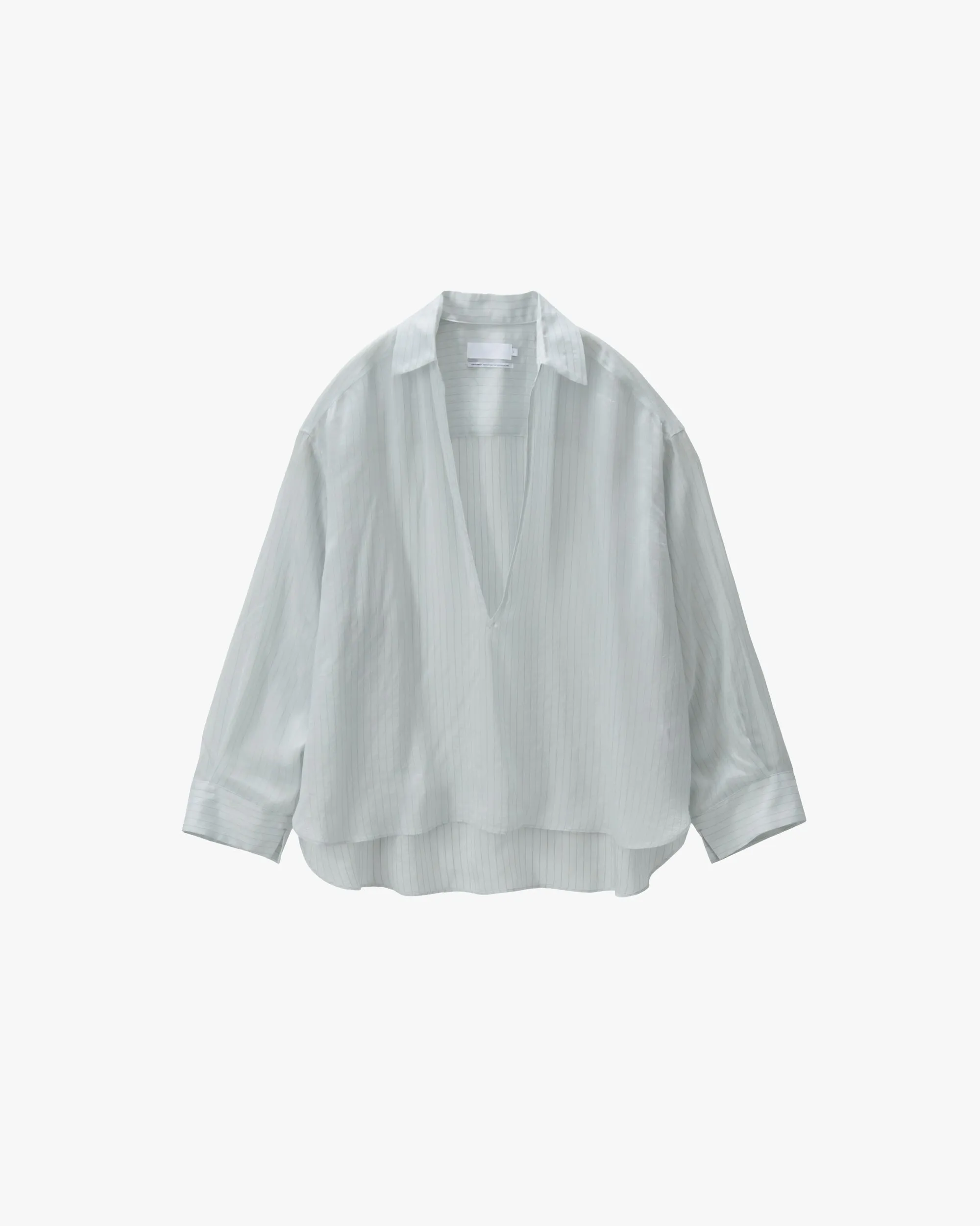 Cupro Striped Skipper Blouse sold by Graphpaper product image thumbnail 2