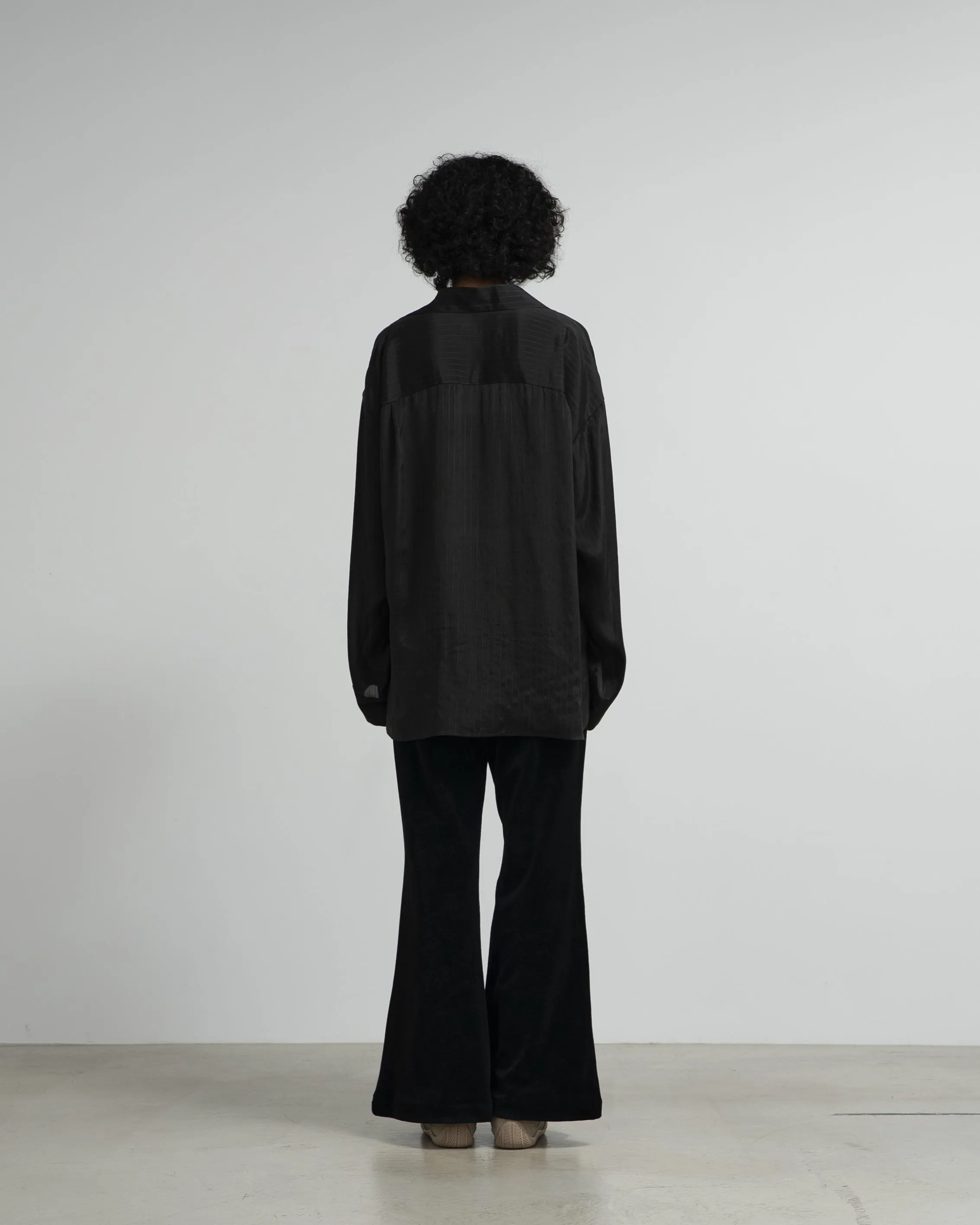 Cupro Striped Skipper Blouse sold by Graphpaper product image thumbnail 5