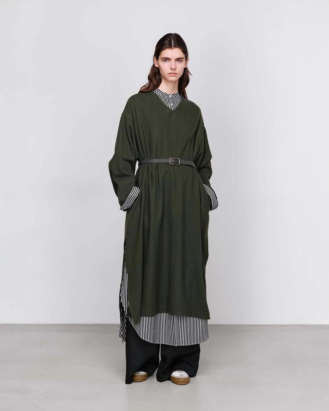 Extra Fine Wool Viyella Caftan sold by Graphpaper product image thumbnail 4