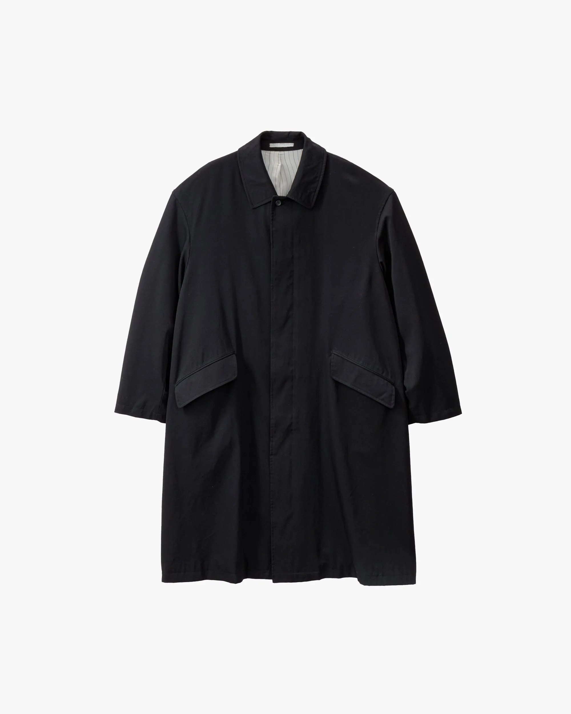Fulled Wool Gabardine Oversized Bal Collar Coat sold by Graphpaper