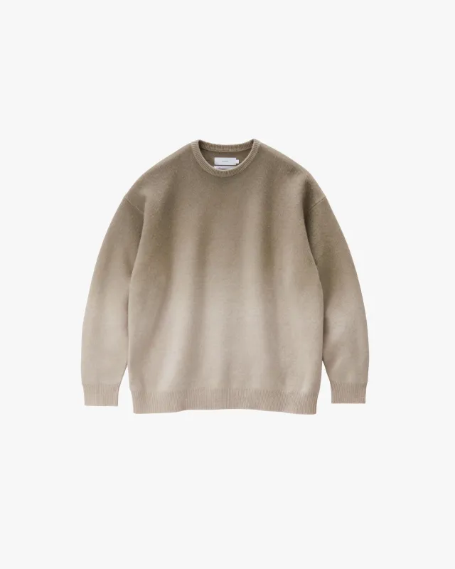 Gradient Dyed Wool Crew Neck Knit sold by Graphpaper