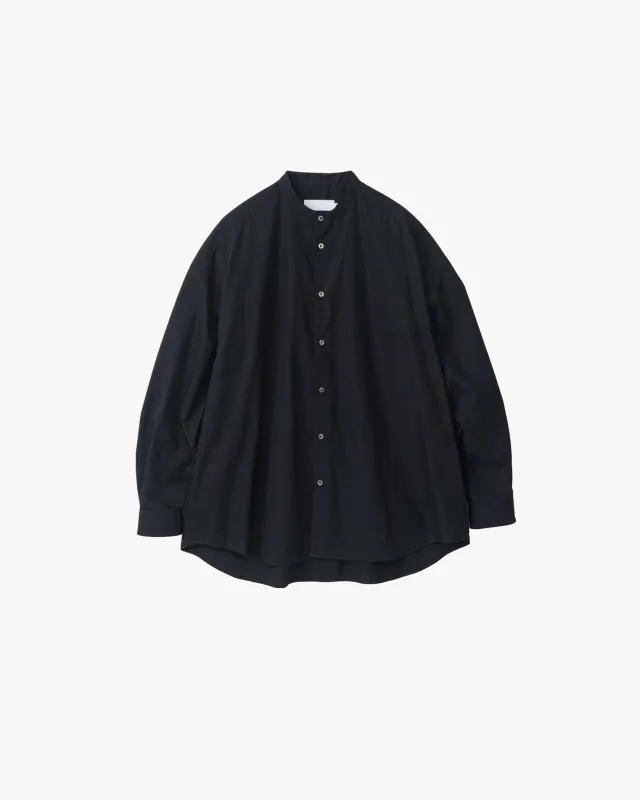 High Count Broad L/S Oversized Band Collar Shirt sold by Graphpaper