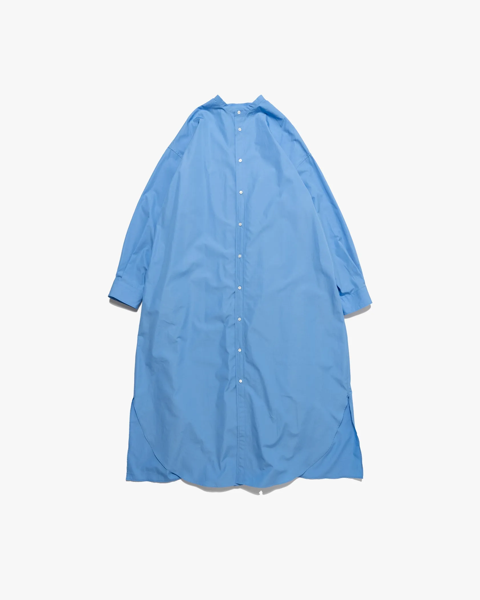 High Count Broad Oversized Band Collar Shirt Dress sold by Graphpaper product image thumbnail 3