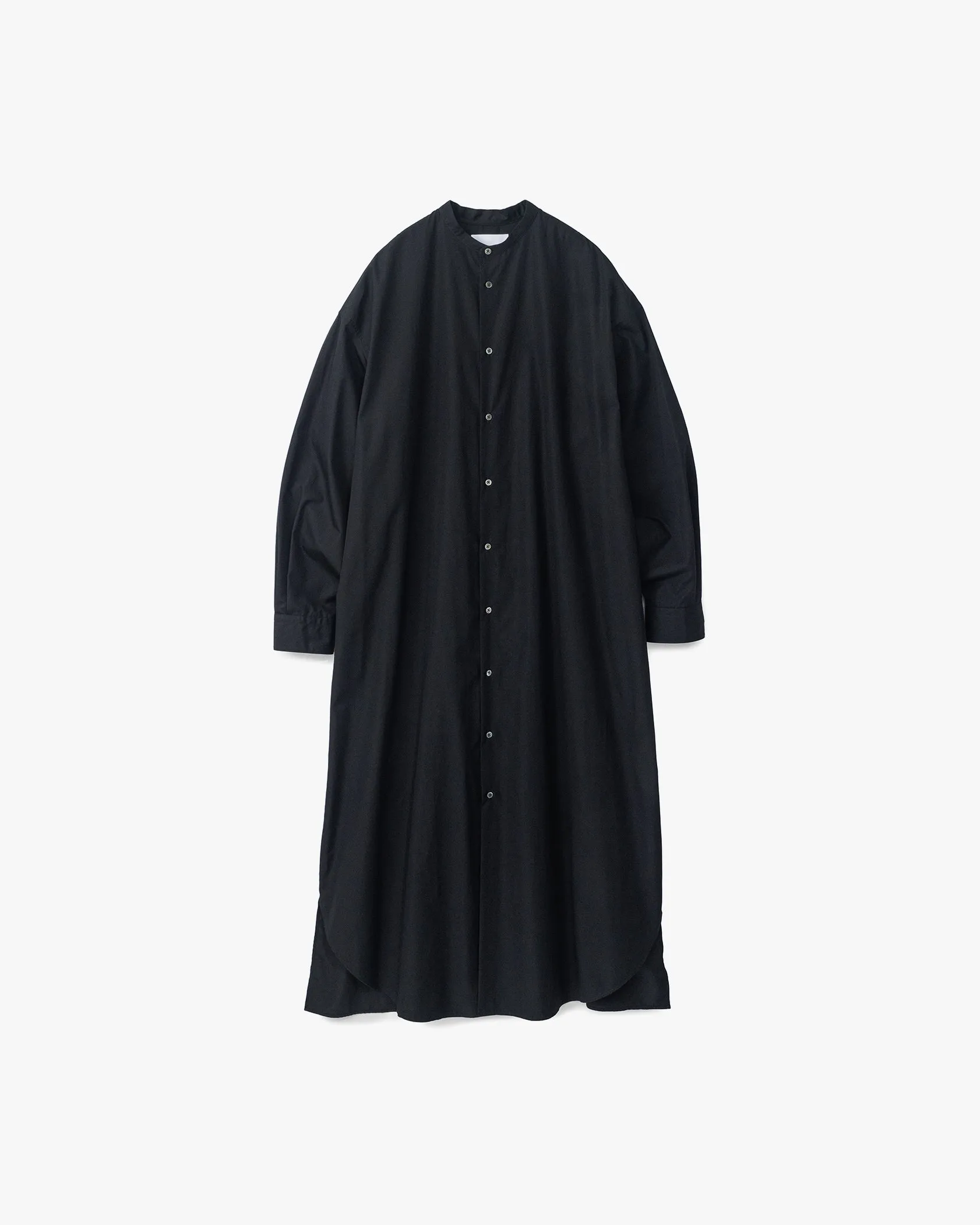 High Count Broad Oversized Band Collar Shirt Dress sold by Graphpaper product image thumbnail 4