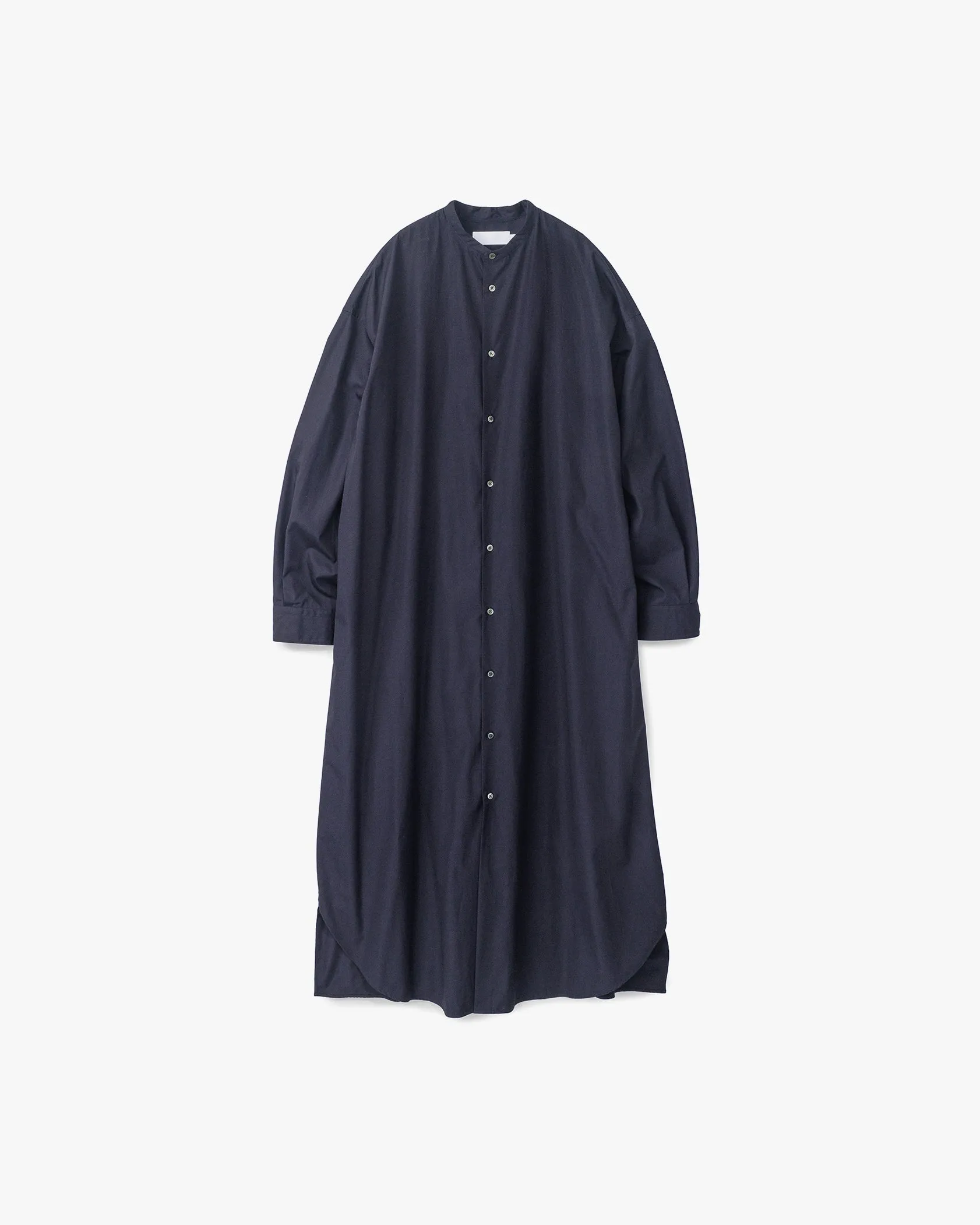High Count Broad Oversized Band Collar Shirt Dress sold by Graphpaper