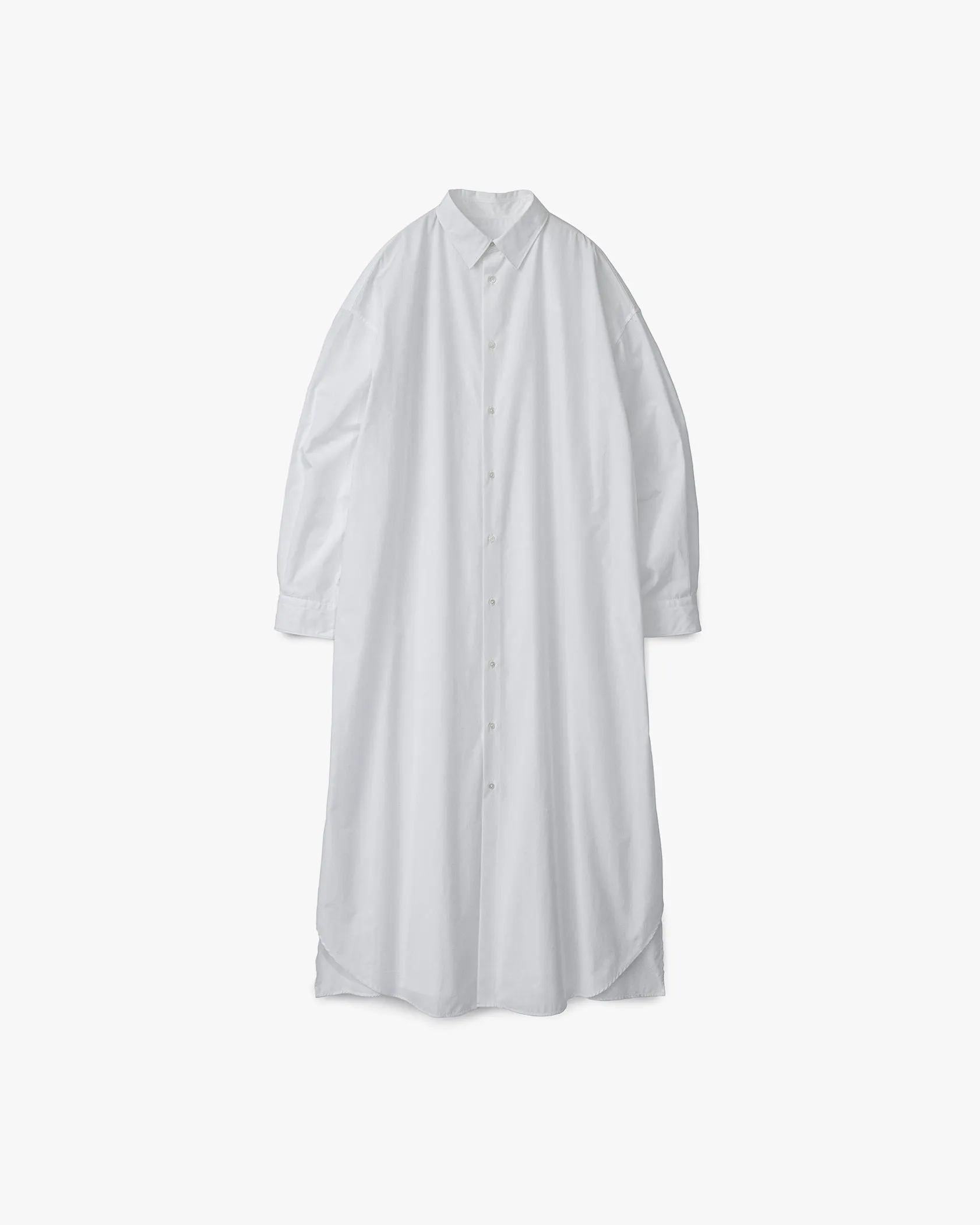High Count Broad Oversized Regular Collar Shirt Dress sold by Graphpaper product image thumbnail 4