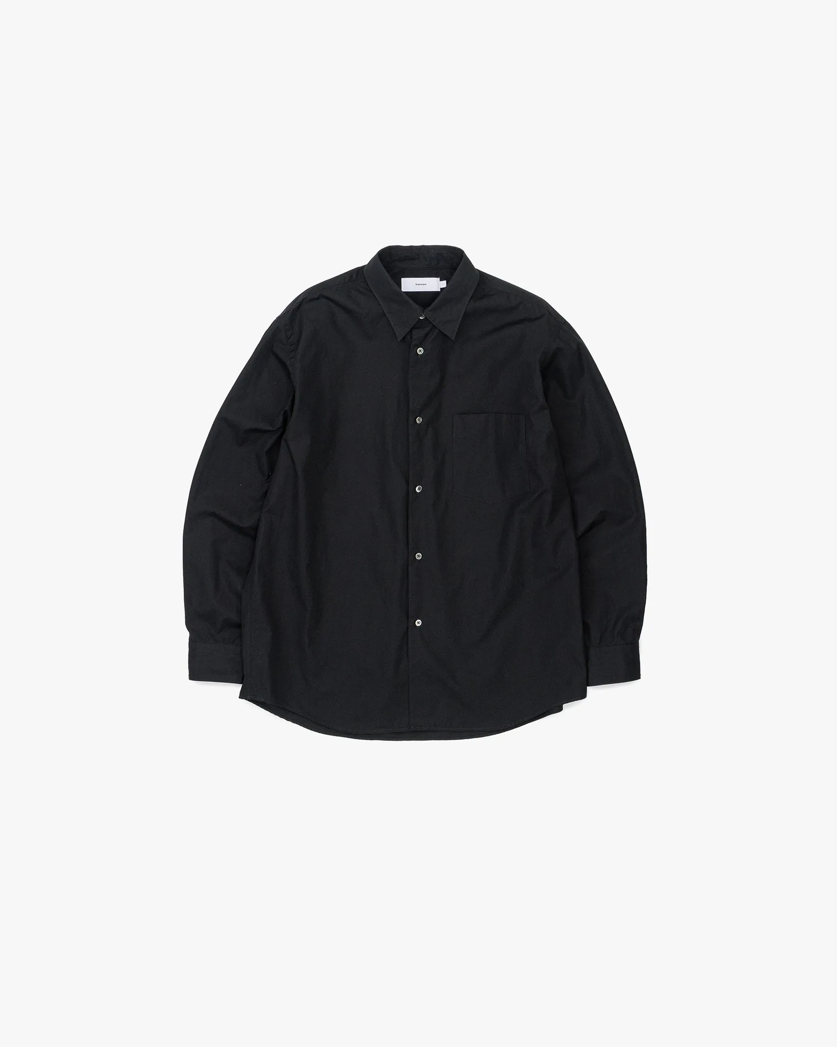 High Count Regular Collar Round Cut Shirt sold by Graphpaper product image thumbnail 3