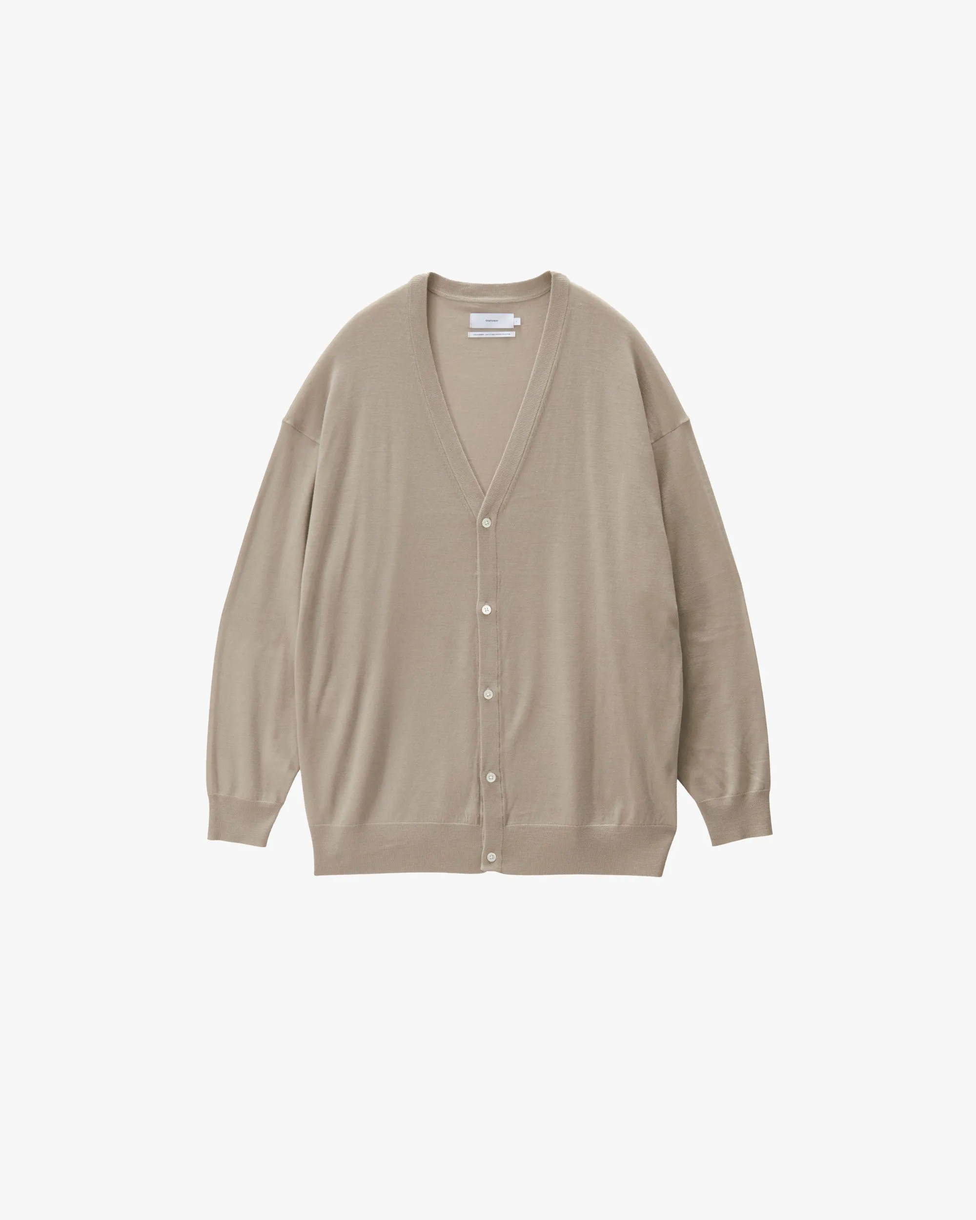 High Gauge Knit Oversized Cardigan sold by Graphpaper product image thumbnail 2