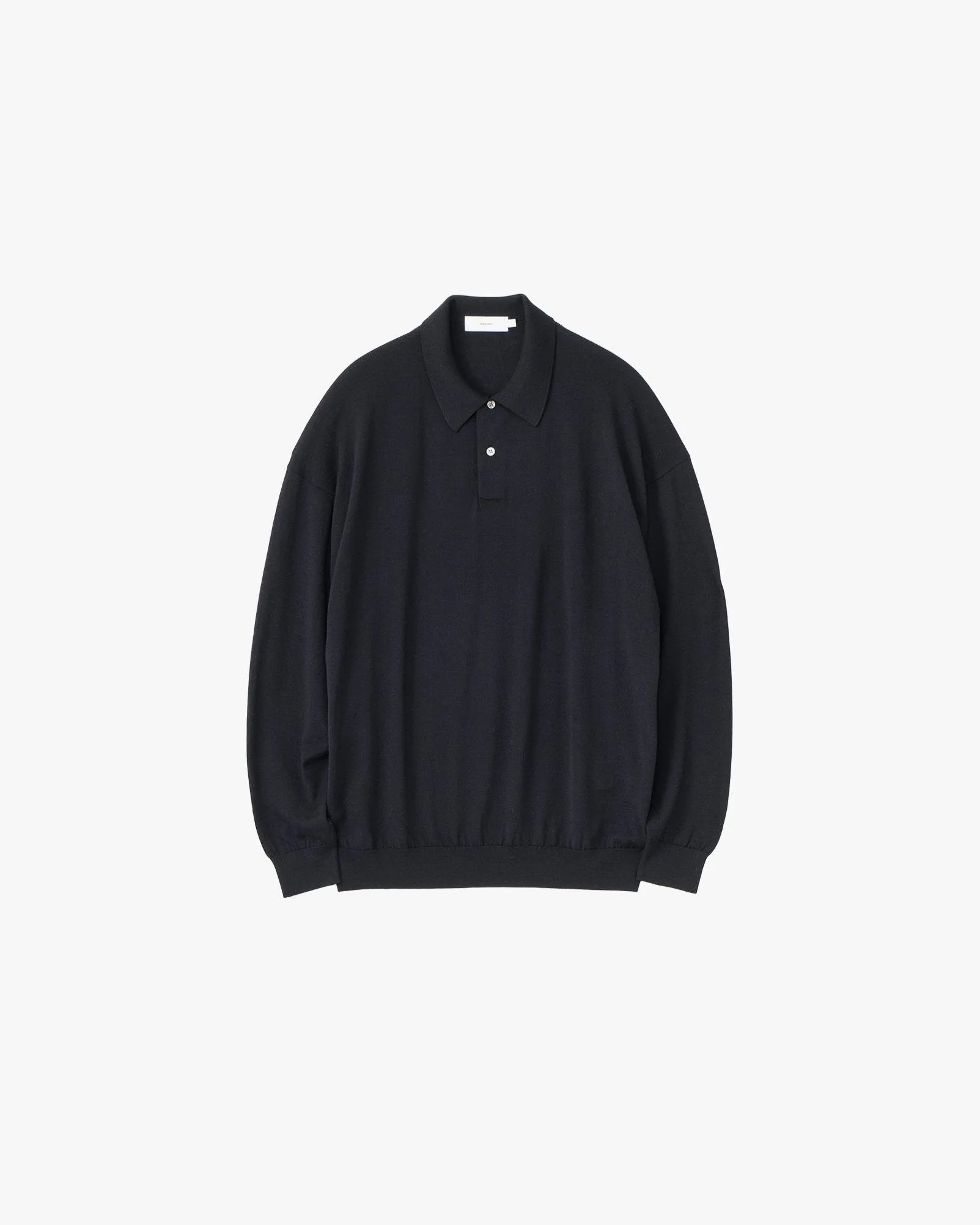 High Gauge Knit Oversized L/S Polo sold by Graphpaper