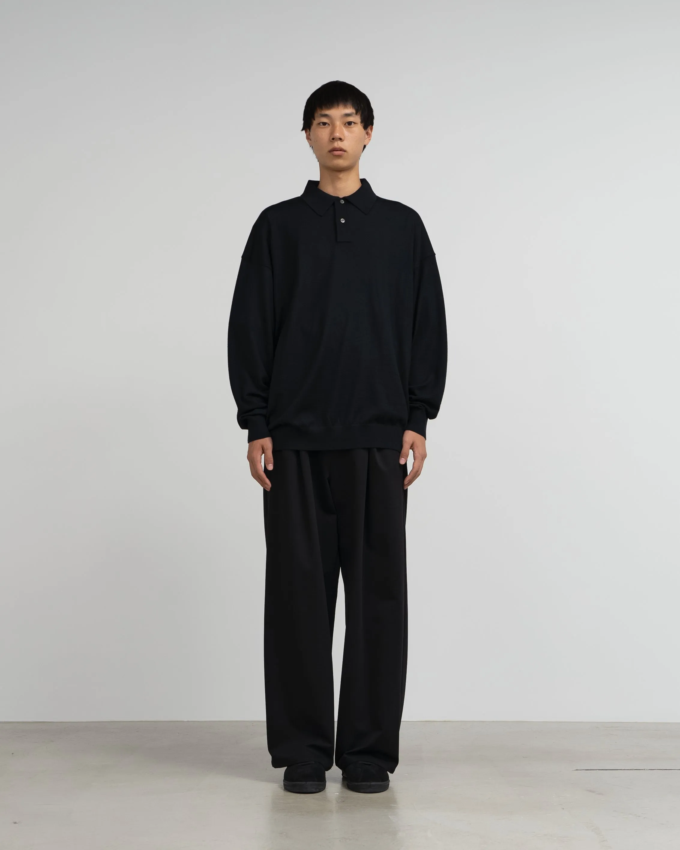 High Gauge Knit Oversized L/S Polo sold by Graphpaper product image thumbnail 3