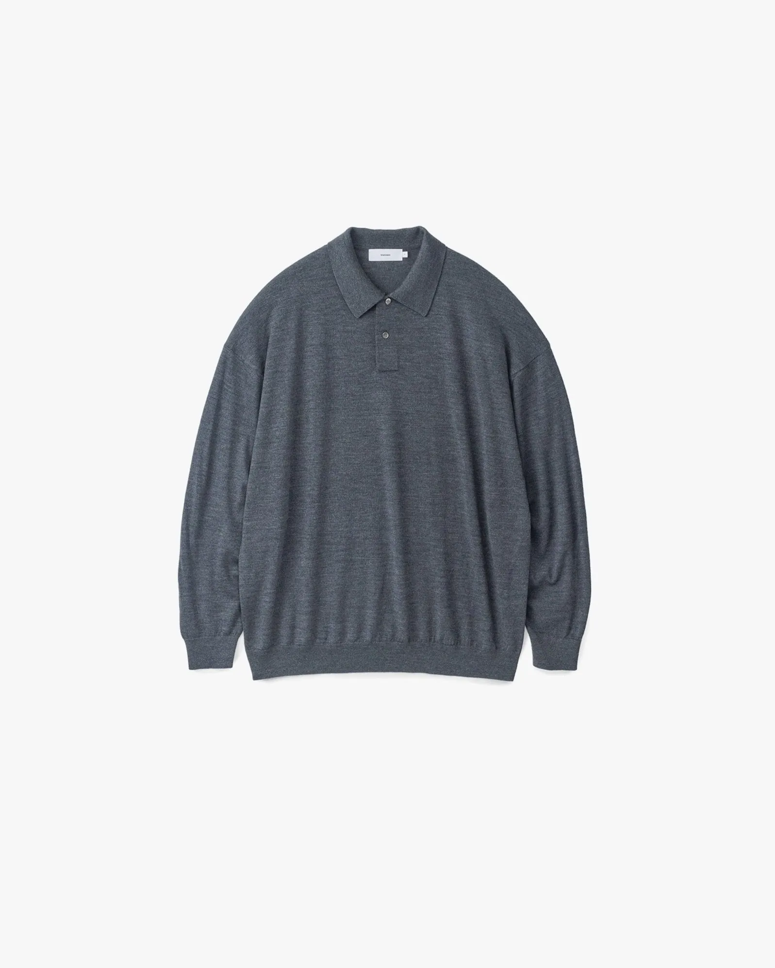 High Gauge Knit Oversized L/S Polo sold by Graphpaper product image thumbnail 2