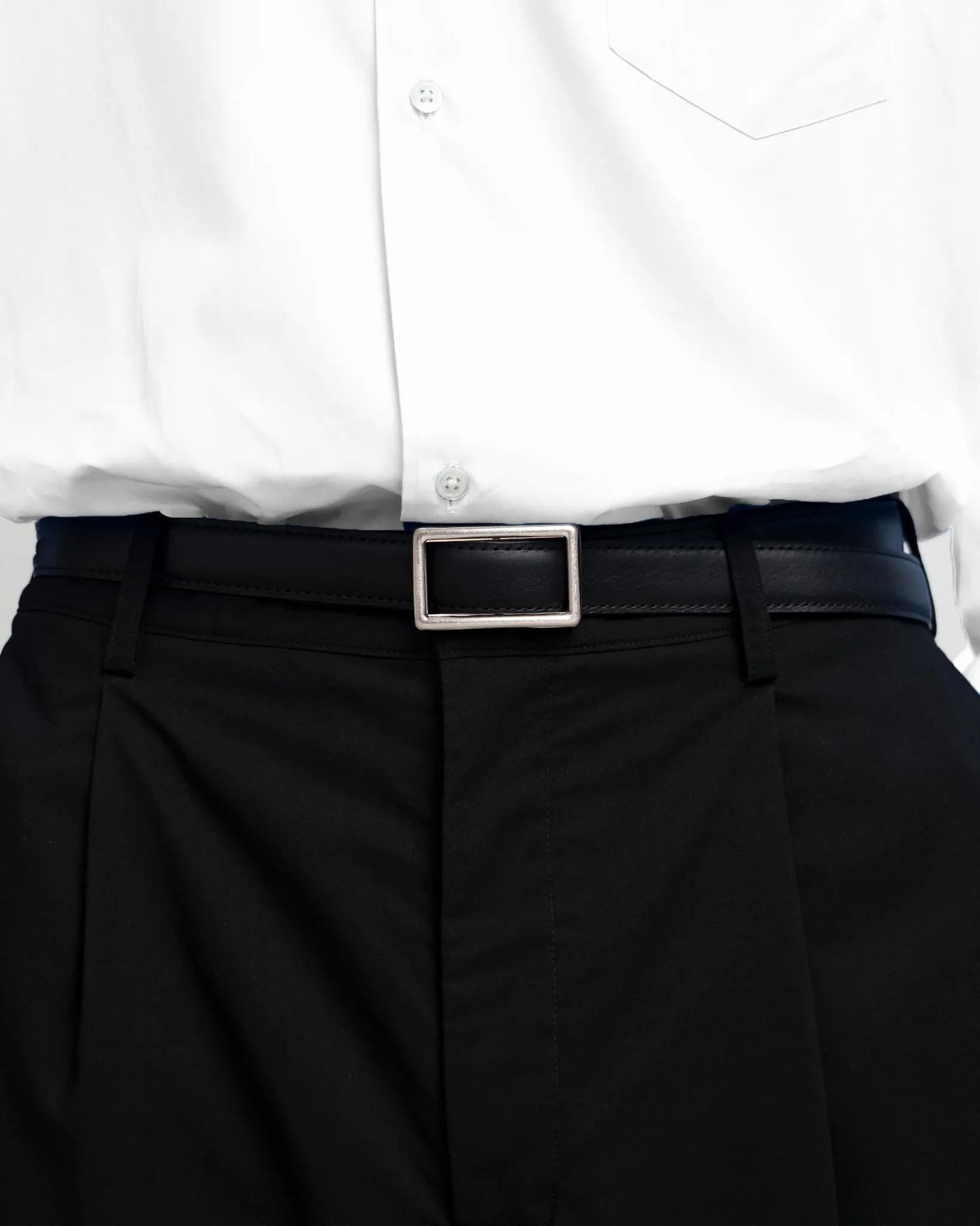 Holeless Classic Narrow Belt sold by Graphpaper product image thumbnail 3