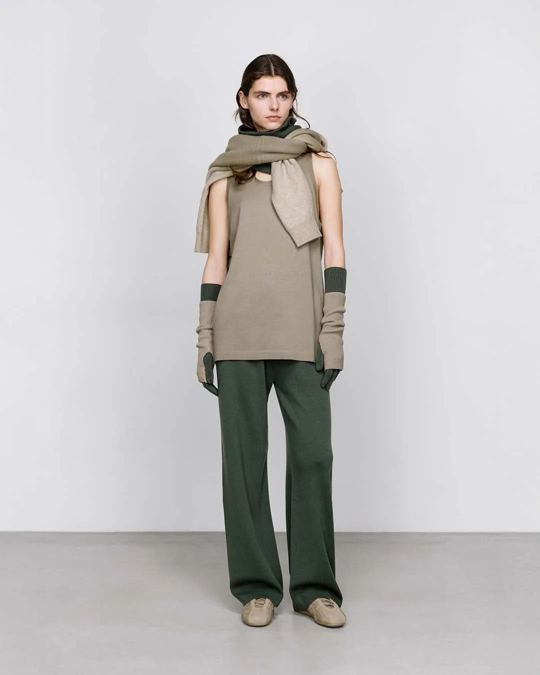 -SALE- Mercerized Fine Wool Knit Tank Top sold by Graphpaper product image thumbnail 4