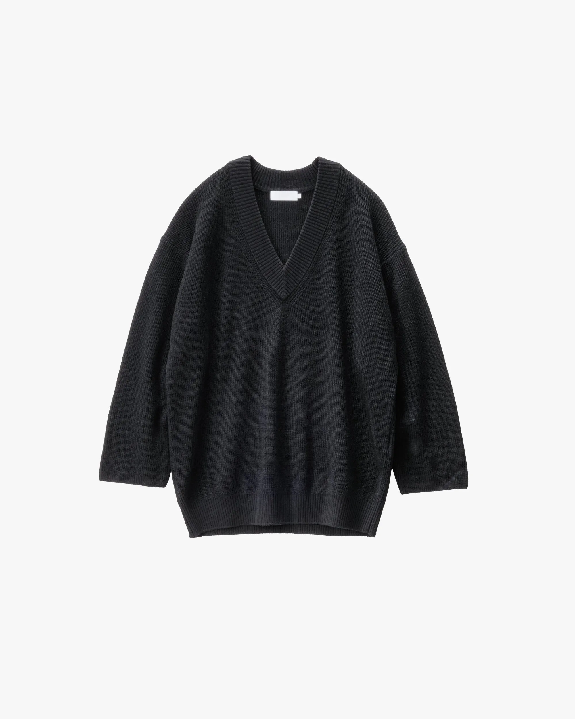 Mercerized Fine Wool Oversized V Neck Knit sold by Graphpaper product image thumbnail 3
