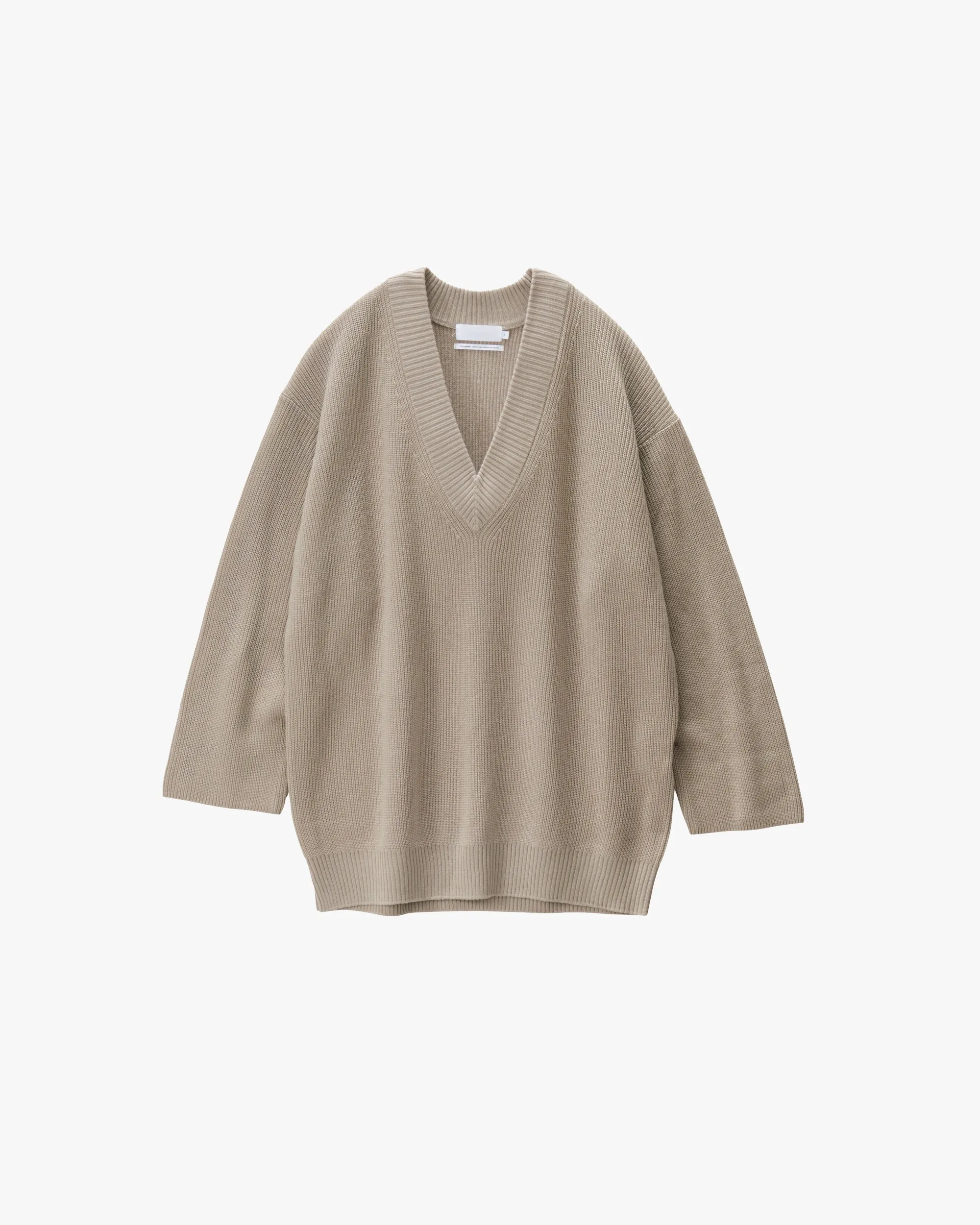 Mercerized Fine Wool Oversized V Neck Knit sold by Graphpaper product image thumbnail 2