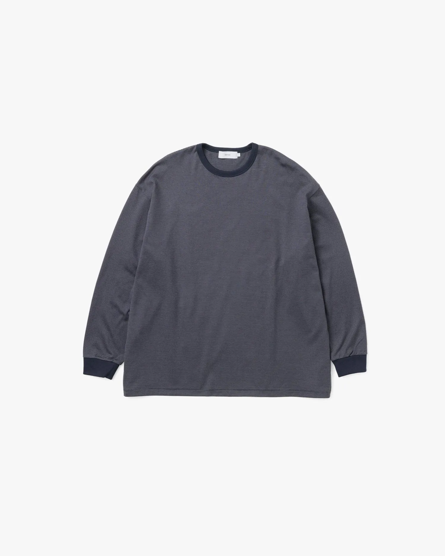 Narrow Border L/S Tee sold by Graphpaper